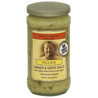 Mario Batali Piccata Simmer & Serve Sauce, 16 oz, (Pack of 6)