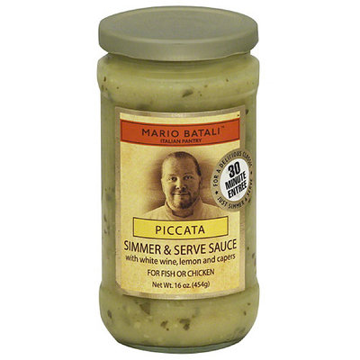 Mario Batali Piccata Simmer & Serve Sauce, 16 oz, (Pack of 6)