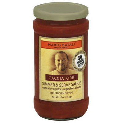 Mario Batali Cacciatore Simmer & Serve Sauce, 16 oz, (Pack of 6)