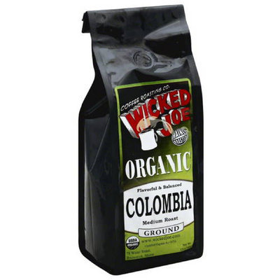 Wicked Joe Coffee Wicked Joe Colombia Medium Roast Ground Coffee, 12 oz, (Pack of 6)e