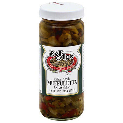Dell Alpe Dell' Alpe Italian Style Muffuletta Olive Salad, 12 fl oz, (Pack of 12)