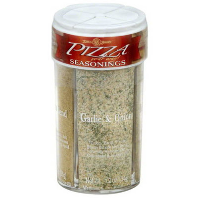 Dean Jacob's Dean Jacobs Pizza Your Way! Garlic & Onion Seasonings, 4.2 oz, (Pack of 6)