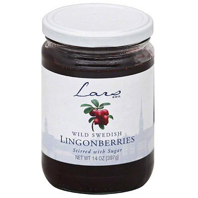 Lars Own Wild Swedish Lingonberries, 14 oz, (Pack of 6)