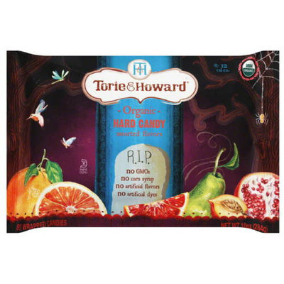 Torie & Howard Assorted Flavor Organic Hard Candy, 10 oz, (Pack of 12)