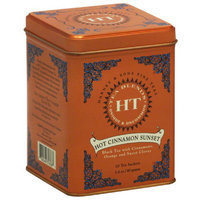 Harney & Sons Fine Teas Hot Cinnamon Sunset Black Tea, 1.4 oz, (Pack of 4)
