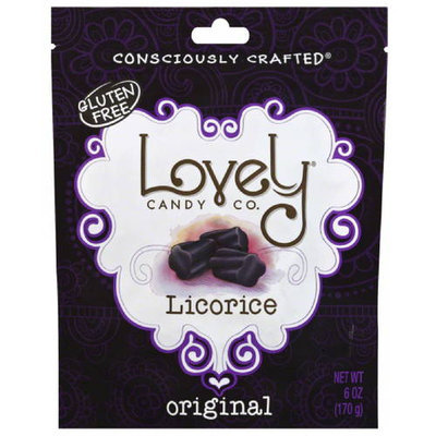 Lovely Candy Co. Original Licorice Candy, 6 oz, (Pack of 12)
