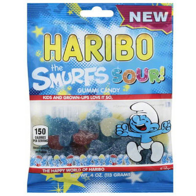 Haribo The Smurfs Sour! Gummi Candy
