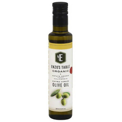 Enzo Olive Oil Co Enzo's Table Organic Extra Virgin Olive Oil, 8.5 oz, (Pack of 12)