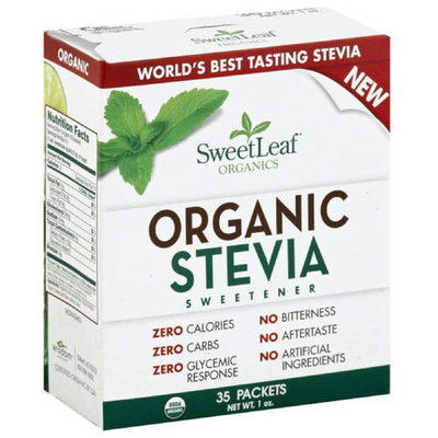 Sweetleaf Stevia SweetLeaf Organic Stevia Sweetener, 1 oz, (Pack of 12)