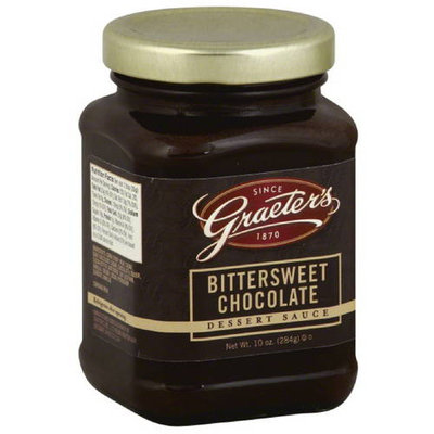 Graeters Graeter's Bittersweet Chocolate Dessert Sauce, 10 oz, (Pack of 6)