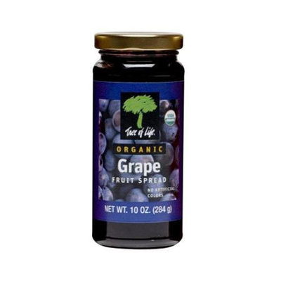 Tree Of Life Fruit Spread Grape Org 10 Oz