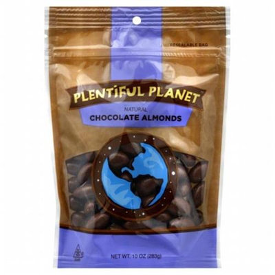 Plentiful Planet Choc Almond Bag 10 OZ (Pack of 6)