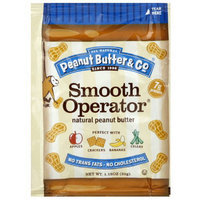 Peanut Butter & Co. Smooth Operator Peanut Butter Squeeze Pack, 1.15 oz. (Pack of 20)