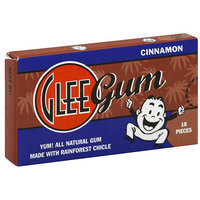 Glee Gum Cinnamon Flavored Chewing Gum, 18ct (Pack of 12)