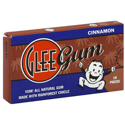 Glee Gum Cinnamon Flavored Chewing Gum, 18ct (Pack of 12)