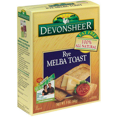 Devonsheer Rye Melba Toast, 5 oz (Pack of 12)
