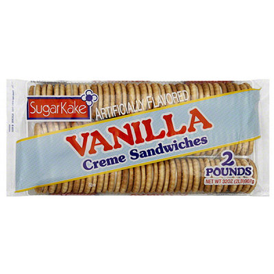 Sugar Kake Cookies Vanilla Creams, 32 oz. (Pack of 12)