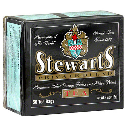Stewart's Stewarts Orange & Black Pekoe Tea Bags, 50ct (Pack of 8)