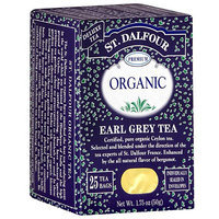 St. Dalfour Organic Earl Grey Herbal Tea Bags, 25ct (Pack of 6)