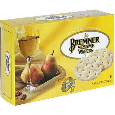 Bremner Sesame Wafers, 4 oz (Pack of 12)