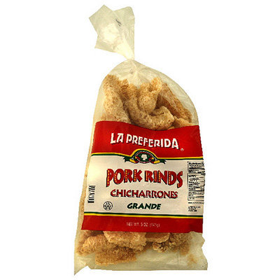 La Preferida Chicharrones Pork Rinds, 5 oz (Pack of 12)