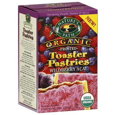Nature's Path Organic Frosted Wildberry Acai Toaster Pastries, 11 oz (Pack of 12)