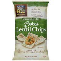 Mediterranean Snacks Baked Cucumber Dill Lentil Chips, 4.5 oz (Pack of 12)