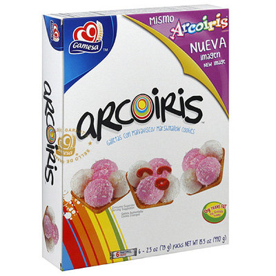 Gamesa Arcoiris Cookies, 15.5 oz (Pack of 12)