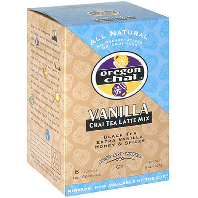 Oregon Chai Vanilla Chai Tea, 8ct (Pack of 6)