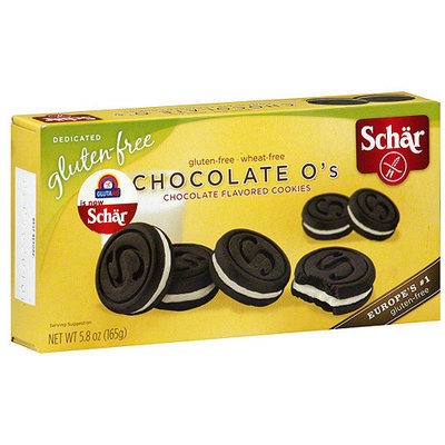 Schar Chocolate O's Cookies, 5.8 oz (Pack of 8)