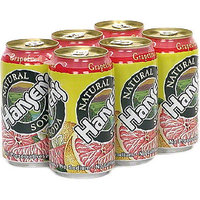 Hansen's Beverage Grapefruit Soda, 6ct (Pack of 4)