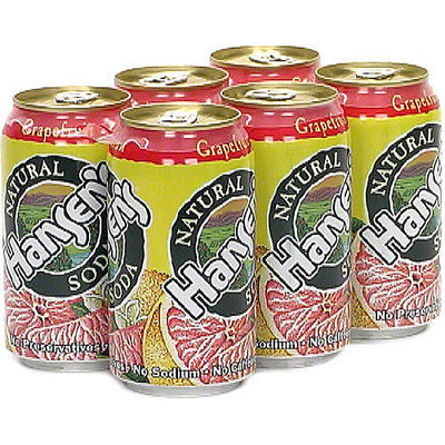 Hansen's Beverage Grapefruit Soda, 6ct (Pack of 4)