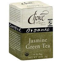 Choice Organic Teas Organic Jasmine Green Tea, 16ct (Pack of 6)