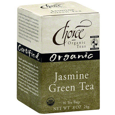 Choice Organic Teas Organic Jasmine Green Tea, 16ct (Pack of 6)