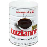 Green Mountain Luzianne Coffee Roasters Premium Blend Ground Coffee Mellowed With Chicory, 16 oz (Pack of 12)