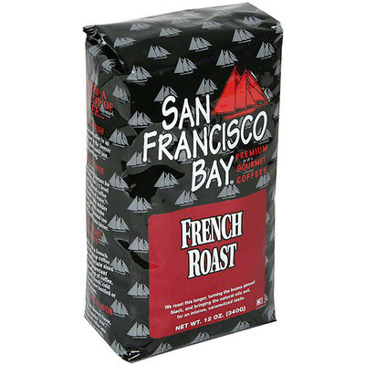 San Francisco Bay Coffee French Roast Whole Bean Coffee, 12 oz (Pack of 6)