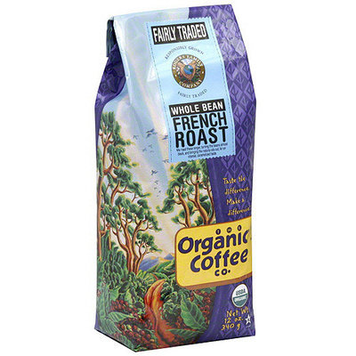 The Organic Coffee Co. French Roast Whole Bean Coffee, 12 oz (Pack of 6)