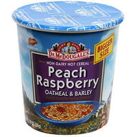 Dr. Mcdougall's McDougall's Peach Raspberry with Organic Grains Big Cup, 3 oz. (Pack of 6)