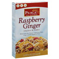 Peace Cereal Raspberry Ginger Clusters & Flakes Cereal, 11 oz (Pack of 6)