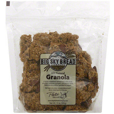 Big Sky Bread Company Original Honey Almond Granola, 12 oz (Pack of 6)
