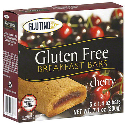 Glutino Gluten Free Cherry Breakfast Bars