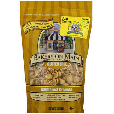 Bakery On Main Gourmet Naturals Rainforest Granola, 12 oz (Pack of 6)