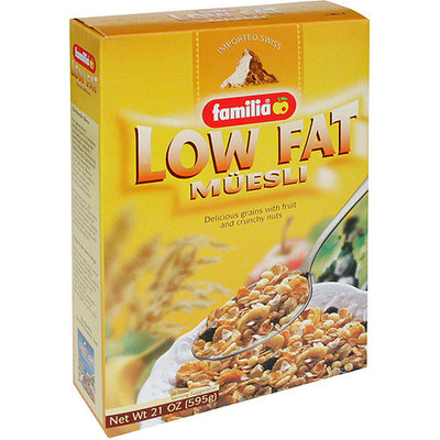 Familia Low Fat Muesli, 21 oz (Pack of 6)