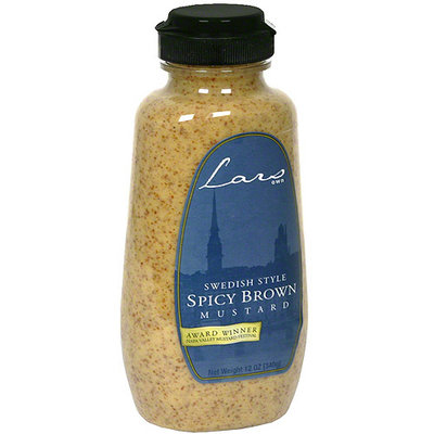 Lars Own Swedish Style Spicy Brown Mustard, 12 oz (Pack of 12)