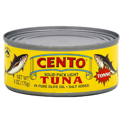 Cento Solid Pack Light Tuna, 5 oz (Pack of 24)