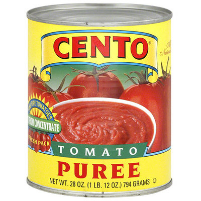 Cento Tomato Puree, 28 oz, (Pack of 12)