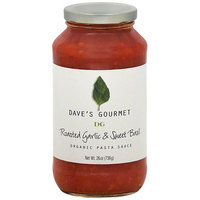 Daves Gourmet Dave's Gourmet Roasted Garlic & Sweet Basil Pasta Sauce, 25.5 oz (Pack of 6)