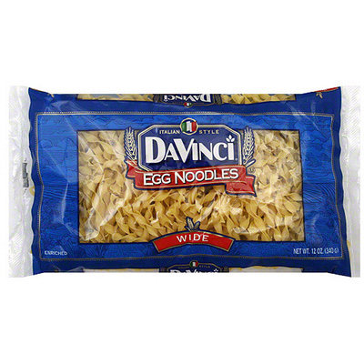 DaVinci Wide Egg Noodles, 12 oz (Pack of 12)