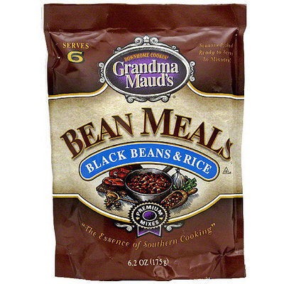Grandma Mauds Grandma Maud's Black Beans & Rice Bean Meals, 6.2 oz (Pack of 12)
