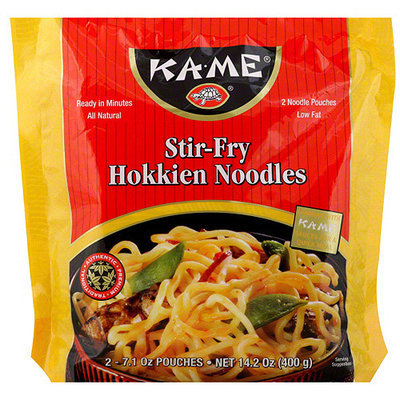 Kame Ka-Me Stir-Fry Hokkien Noodles, 14.2 oz (Pack of 6)